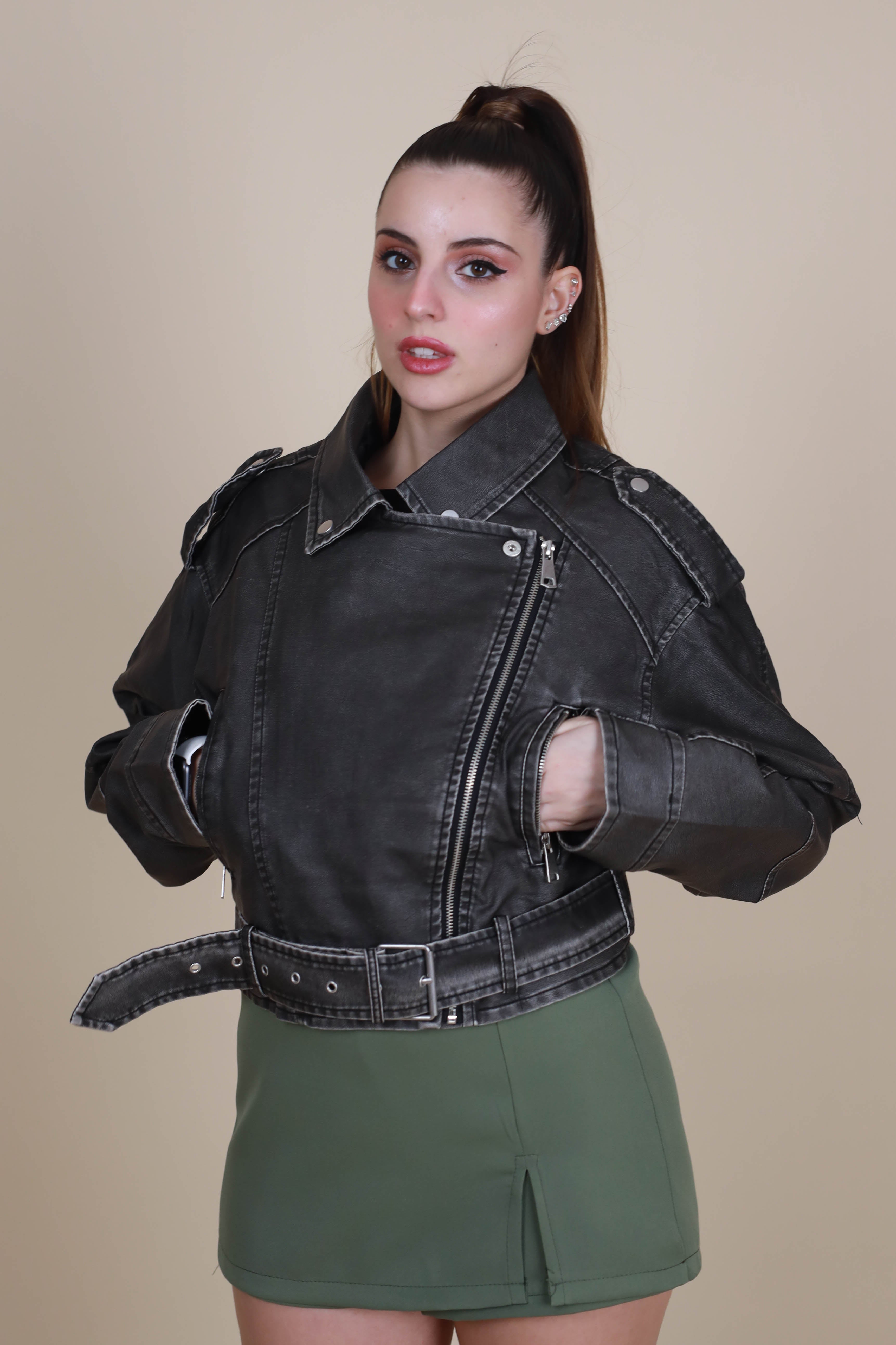 Jacket ecopelle Morgana G. In promo