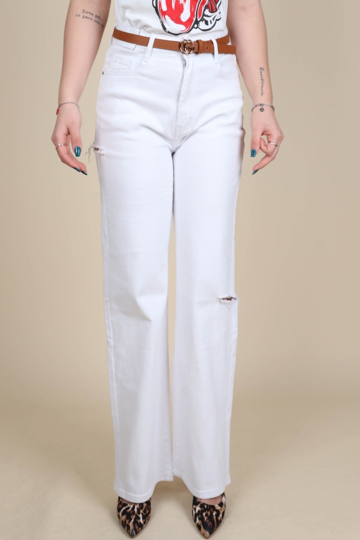 Jeans Sephora con rotture laterali