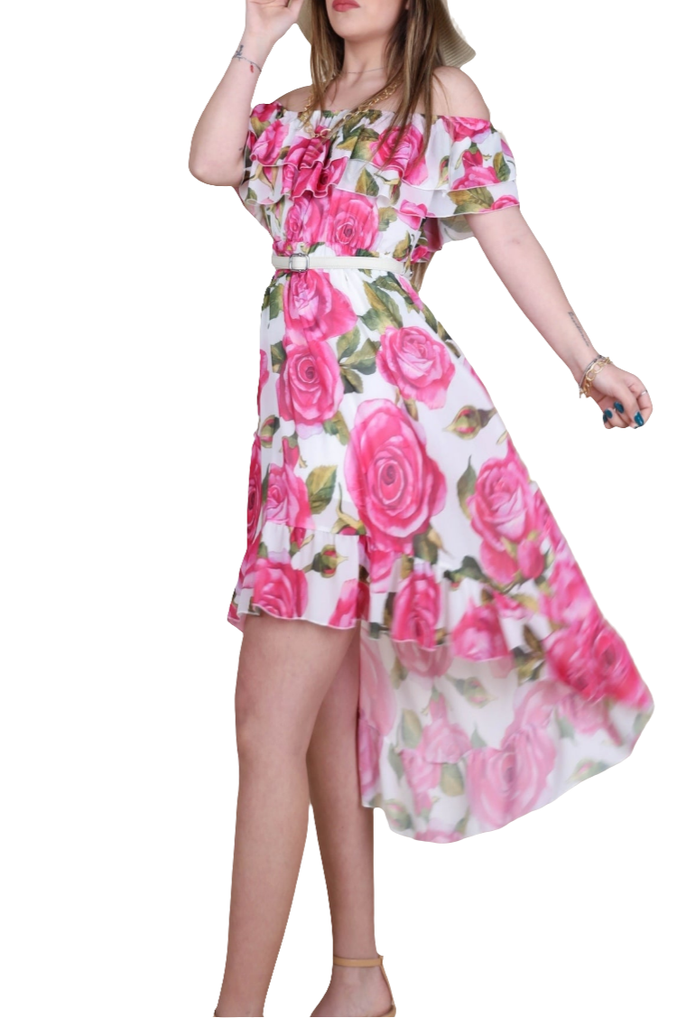 Dress roses lady d.