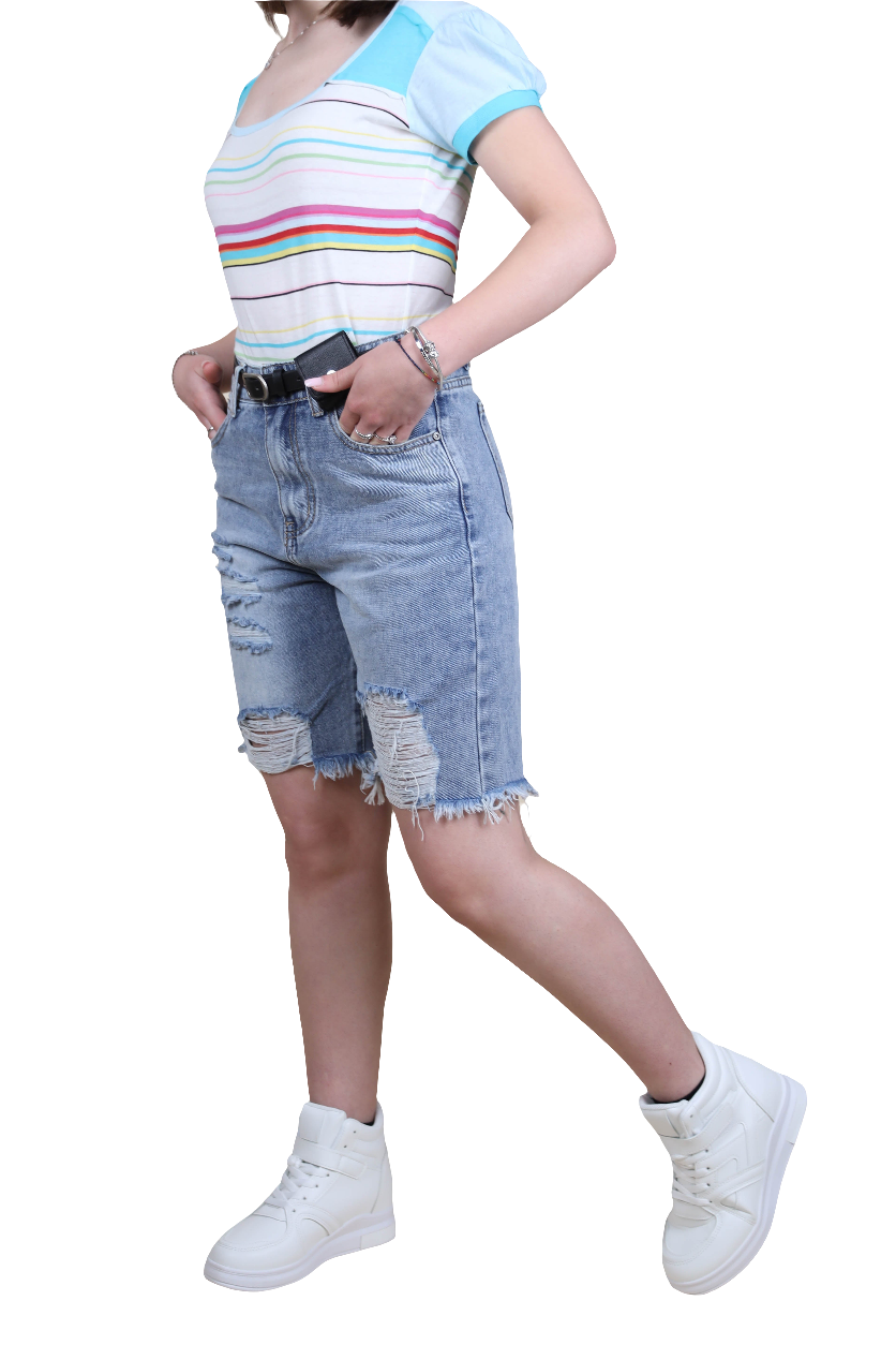 Shorts Bermuda in jeans