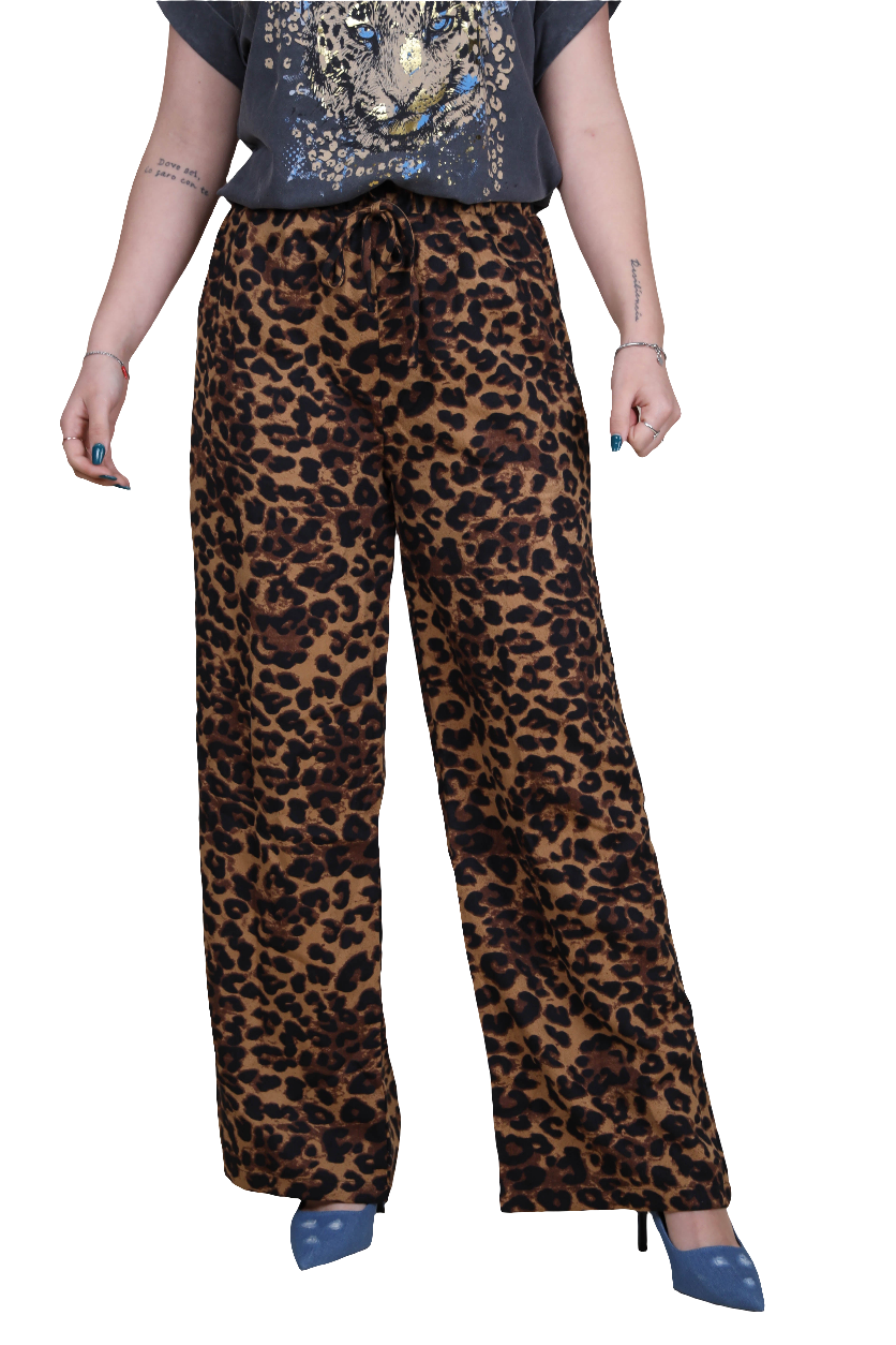 Pantalone animalier Leo