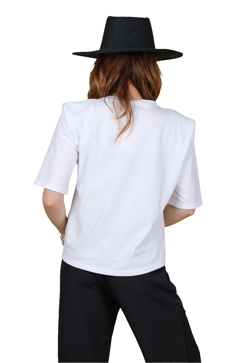 T-shirt shoulder pad